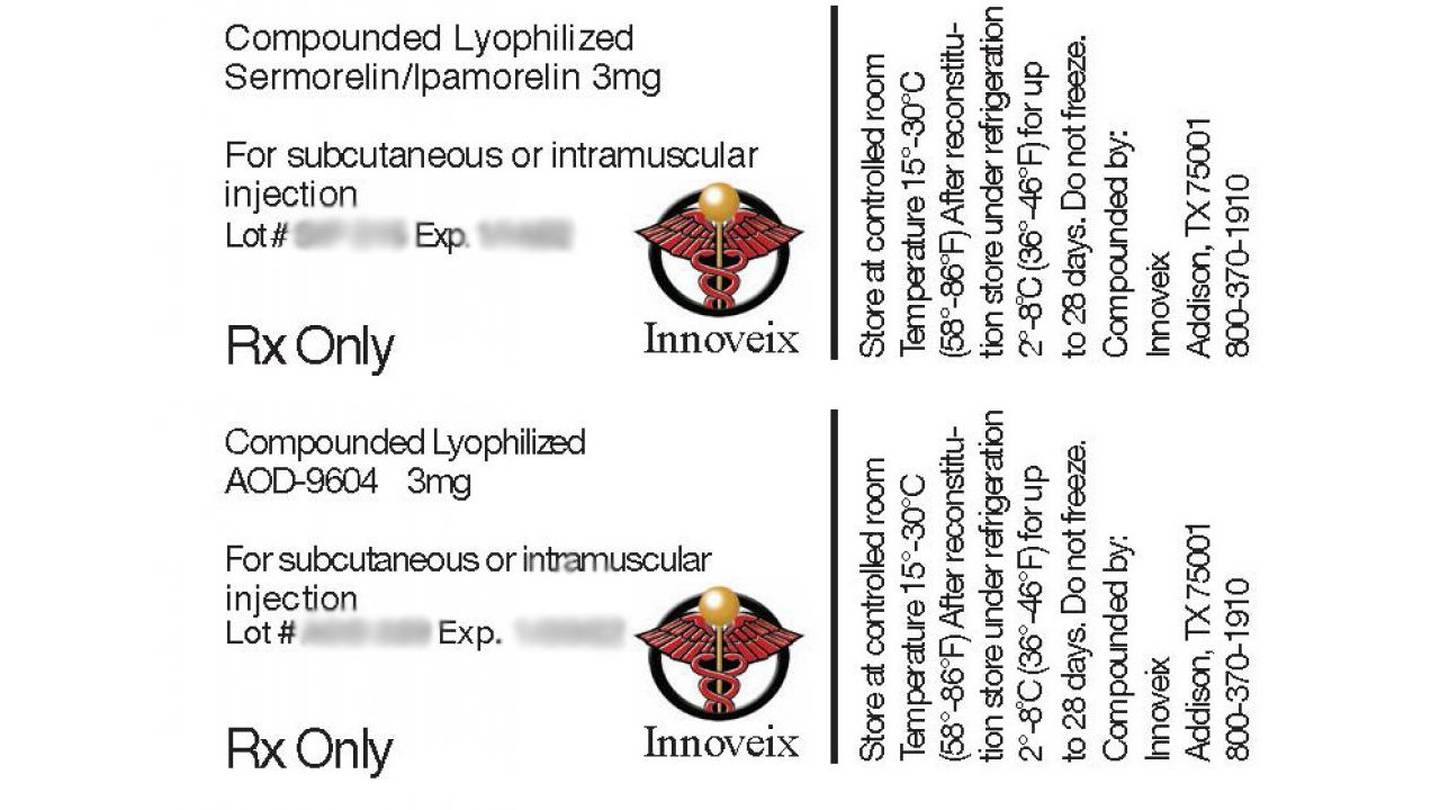 Recall alert Innoveix Pharmaceuticals recalls two medications due to