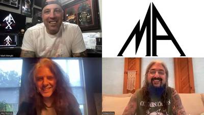 Mark Menghi, Mike Portnoy and Alex Skolnick of Metal Allegiance talk to Joe Rock