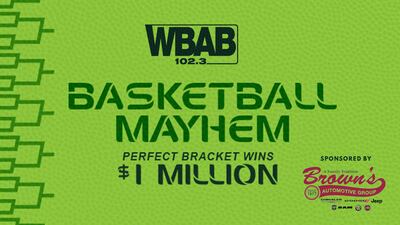Win $1,000,000 With 102.3 WBAB’s Basketball Mayhem