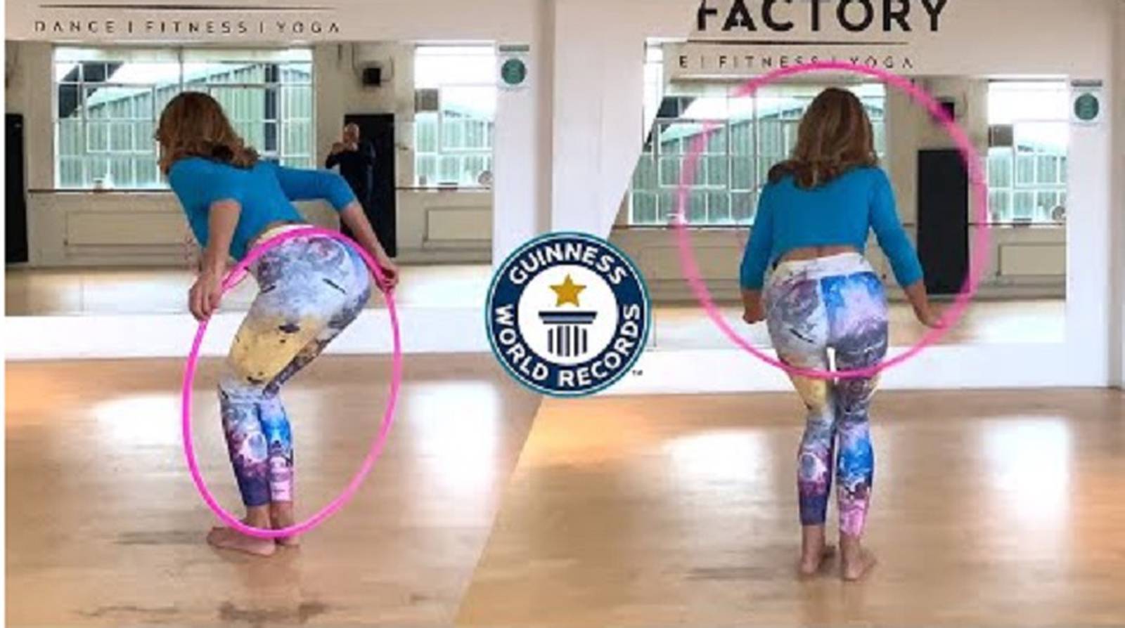 Watch Woman Breaks Guinness World Record For Butt Hula Hooping 1023 Wbab 