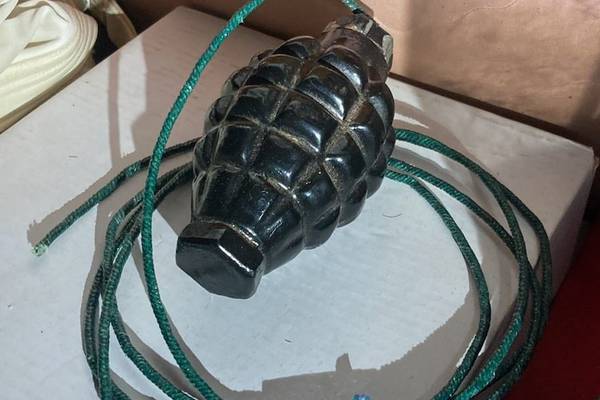 Arizona man facing federal charges for refusing to give up live grenade