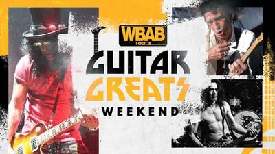 THIS WEEKEND: 102.3 WBAB’s Guitar Greats