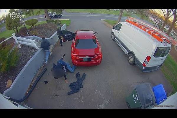 WATCH: Connecticut Homeowner Fights Off Multiple Car Carjackers