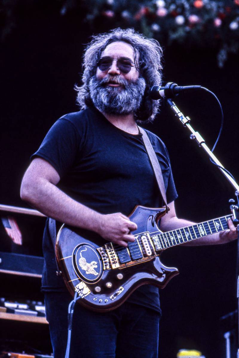 Jerry Garcia on stage