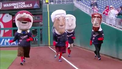 WATCH:  Washington Nationals Mascot Race Turns Into Rumble