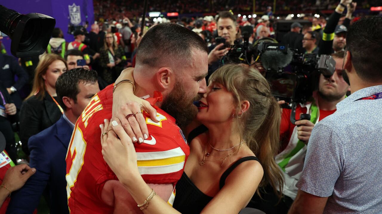 Taylor Swift and Travis Kelce