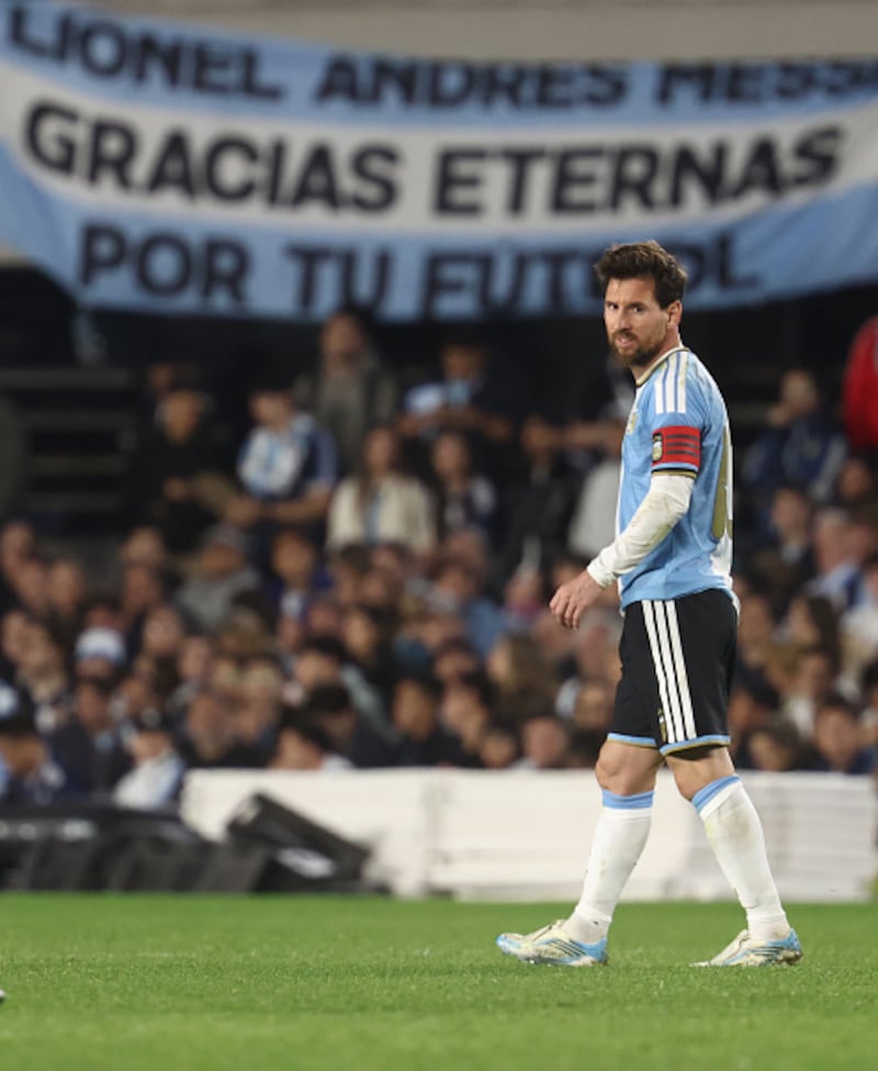 Lionel Messi's final game with Argentina