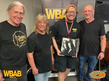 Check out your photos from Zebra's acoustic performance at the 102.3 WBAB studios on May 13th, 2025.