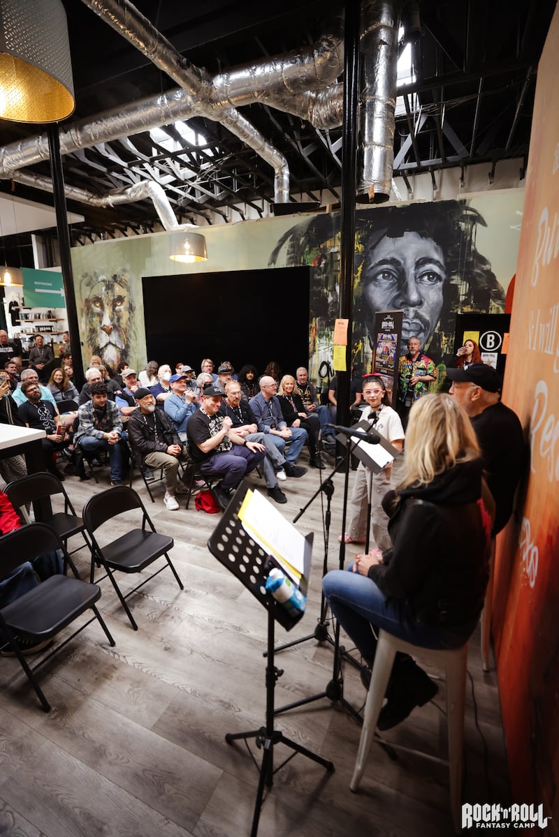 Check out some behind-the-scenes photos from Joe Rock as he attends the Rock N' Roll Fantasy Camp