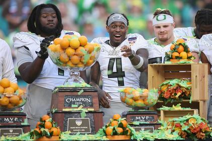 College Football Playoff Quarterfinal Capital One Orange Bowl CFP Oregon Ducks Texas Tech Red Raiders Hard Rock Stadium Miami Gardens, Florida