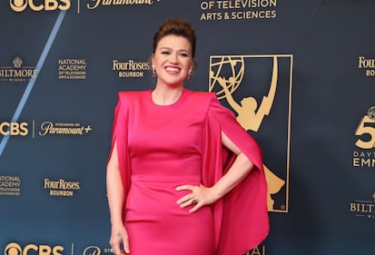 LOS ANGELES, CALIFORNIA - JUNE 07: Kelly Clarkson attend the 51st annual Daytime Emmys Awards at The Westin Bonaventure Hotel & Suites, Los Angeles on June 07, 2024 in Los Angeles, California. (Photo by Rodin Eckenroth/Getty Images)