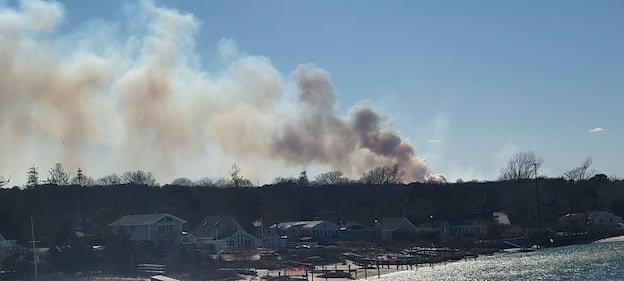 Several brush fires happened across Long Island on Saturday, March 8th near Exit 55 of Sunrise Highway. Check out these photos of the smoke and fire from several of our listeners.