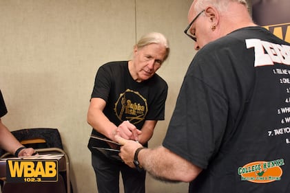 Check out your photos from Zebra's acoustic performance at the 102.3 WBAB studios on May 13th, 2025.