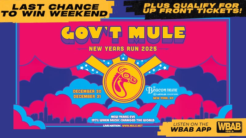 THIS WEEKEND: Sit Up Front At Gov’t Mule