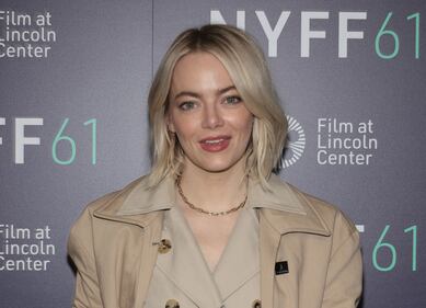 NEW YORK, NEW YORK - OCTOBER 04: Emma Stone attends  "Bleat" during the 61st New York Film Festival at Alice Tully Hall, Lincoln Center on October 04, 2023 in New York City. (Photo by Dimitrios Kambouris/Getty Images for FLC)