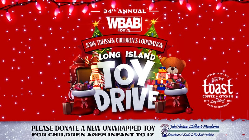 34th Annual 102.3 WBAB & John Theissen Children’s Foundation Long Island Toy Drive