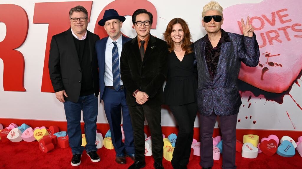Cast of The Goonies walk the red carpet