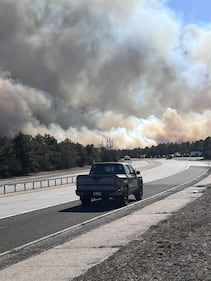 Several brush fires happened across Long Island on Saturday, March 8th near Exit 55 of Sunrise Highway. Check out these photos of the smoke and fire from several of our listeners.