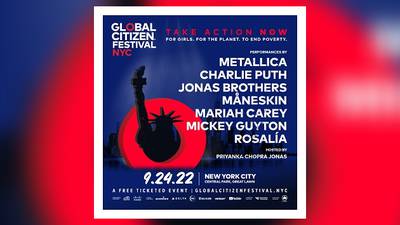 Metallica among many stars performing at Global Citizen Festival in NYC this September