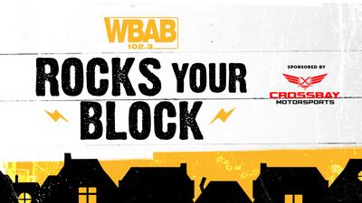 Enter For The Chance To Have 102.3 WBAB Rock Your Block